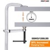 MAXPOWER F Clamp 24 inch, Heavy Duty Clamps for Welding,