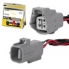 PARSUPPRO 2Pcs 4-Pin/Way Electronic Fuel Injection EFI Throttle Body Connector