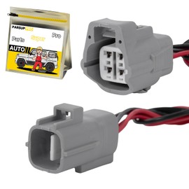 PARSUPPRO 2Pcs 4-Pin/Way Electronic Fuel Injection EFI Throttle Body Connector Auto Waterproof Plug Pigtail Repair Wiring Harness for Lexus IS300 2001-2007 Replace 2206046070 2203050160