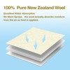 Rdutuok 16x56x3/8 Inch 100% New Zealand Wool Ironing Mat for