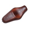 KEEPDSGN Brown Alligator Motorcycle Driver Passenger Two Up Seat for