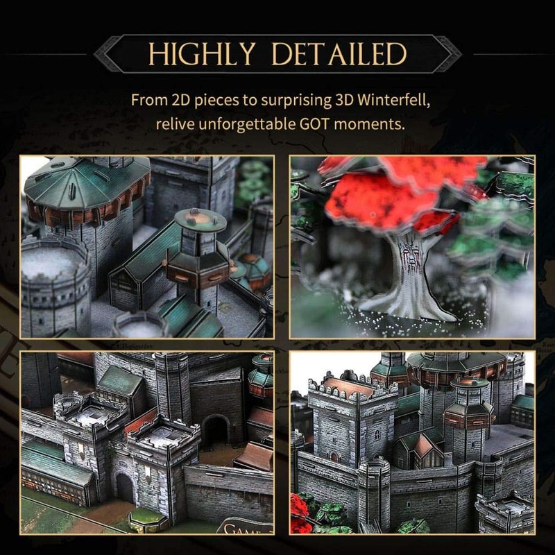 Game of Thrones Winterfell 3D Puzzle