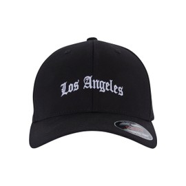 Mister Tee Unisex Los Angeles Flexfit, blk/blk