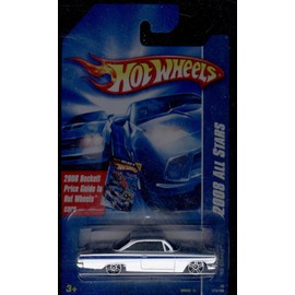 Hot Wheels 2008 All Stars White '62 Chevy w/ PR5s on Beckett Price Guide Card #76 1:64 Scale