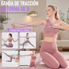 Bandas de Resistencia Elasticas, 8PCS Cuerda Tensión Multifunción, Extractor de