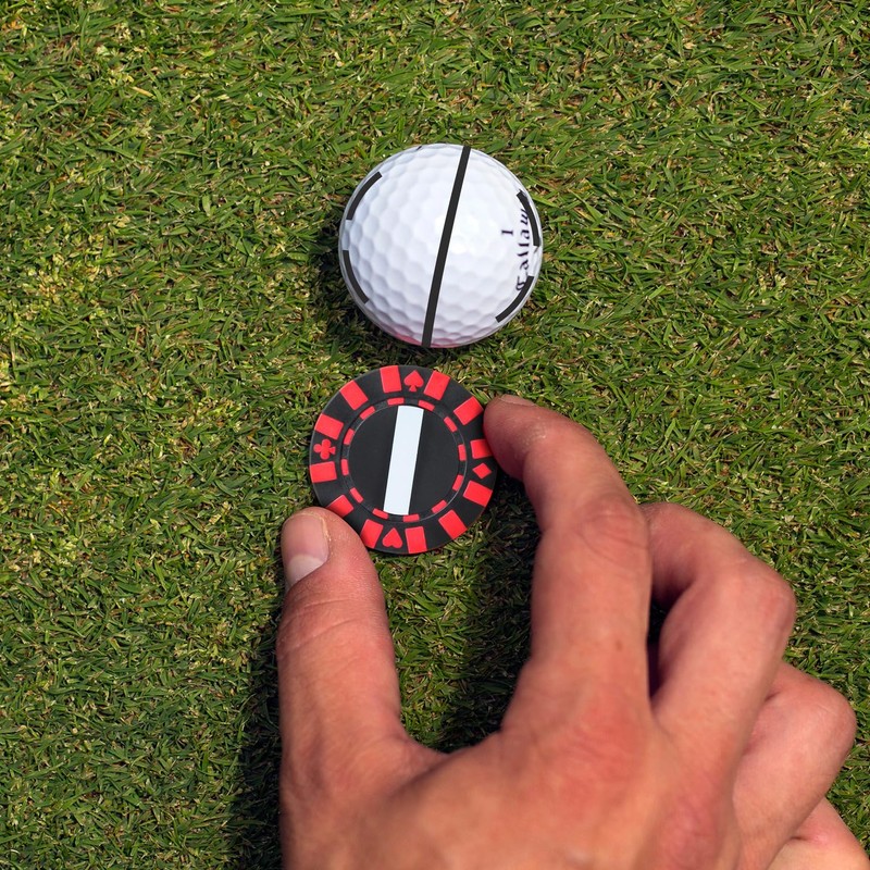 Odyssey ODYSSEY STRAIGHT SHOT Golf Ball Marker Alignment Tool with