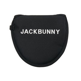 [Jack Bunny] Continuous Classic Putter Cover [Logo Fastener Series] (for mallet type) / Golf PT / 262-4984745 010_Black FR