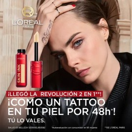 L'Oréal Paris Infallible Skin Ink Base de Maquillaje y Corrector 2 en 1, Acabado Mate, Larga Duración Hasta por 48h, Resistente a Transferencias, Tono