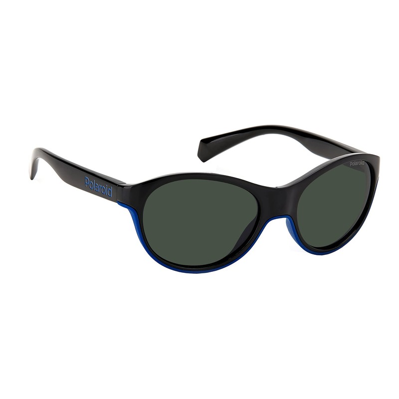 Polaroid Kids Unisex PLD 8042/S Oy4/M9 Black Azure 49 Sunglasses,