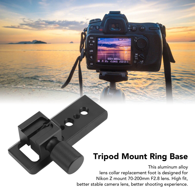 VELEDGE Lens Collar Replacement Foot Aluminum Alloy Tripod Mount Rings