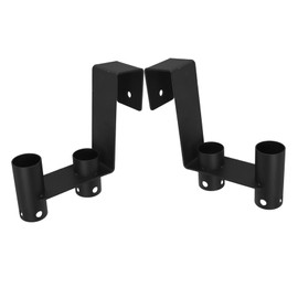 CAXUSD 2pcs Pool Fence Hooks Heavy Duty Hangers for Organizing Pool Cleaning Equipment Space Efficient Tool Storage Weather Resistant Durable Design