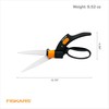 Fiskars Shear Ease Grass Shears - 5" Stainless Steel Blades