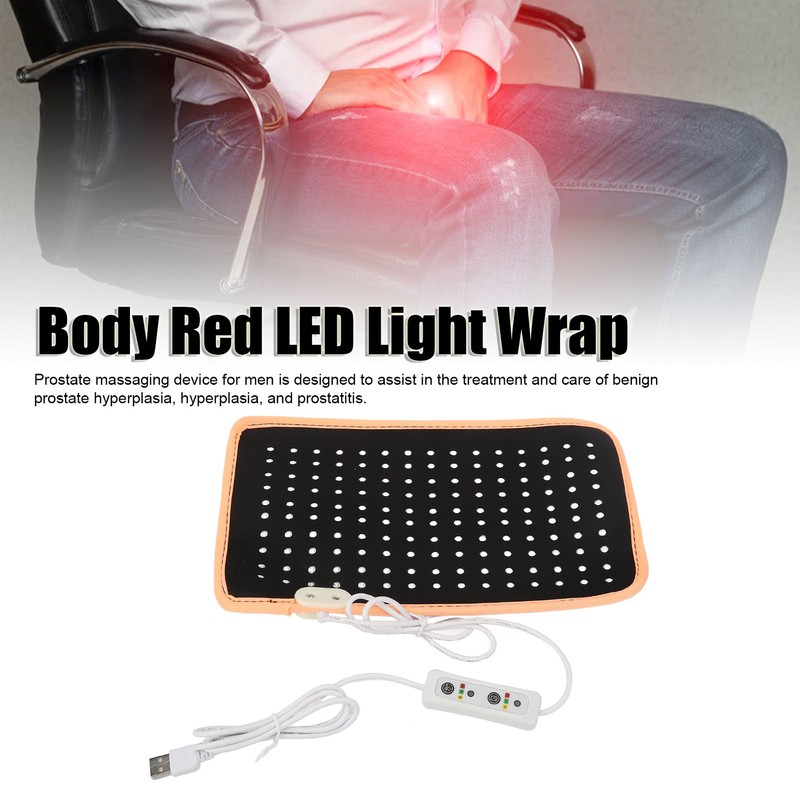 Body Red LED Light Wrap for Prostatic Treatment Wearable Reduce