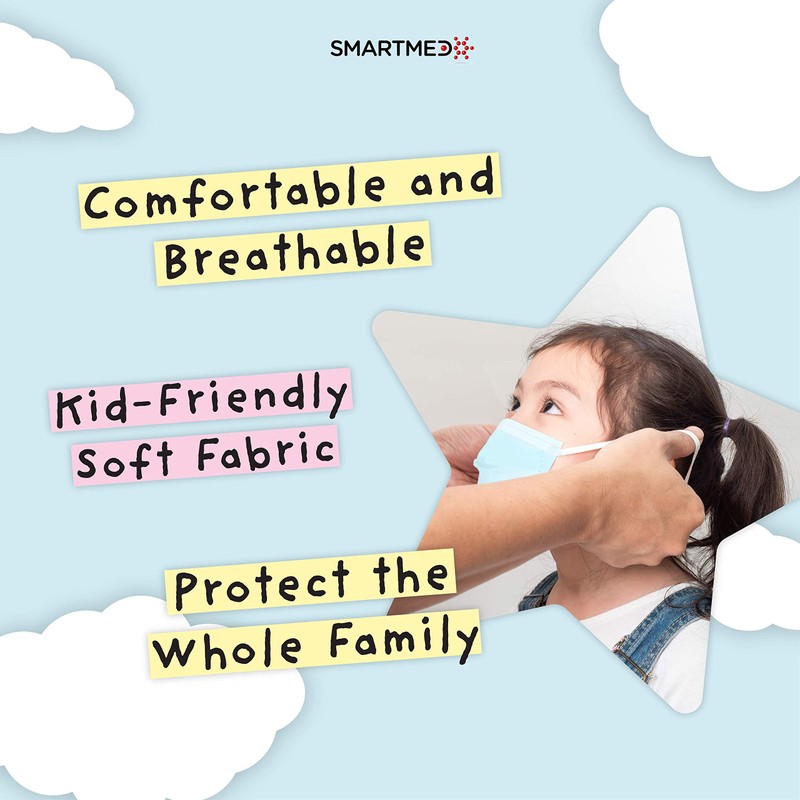 Children Disposable 3 Ply Face Masks – 50 masks -