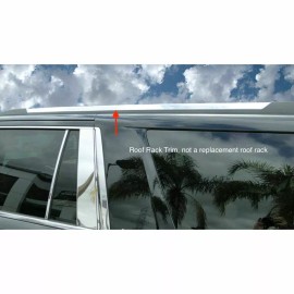 Best for Less For 2015-2020 Suburban Yukon XL  Roof Rack Body Molding Trim 2PC Stainless