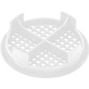 10 Number Timloc 70mm White Plastic Round Circular Push in
