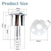 1Pcs Toilet Flush Button, Round Head Dual Toilet Push Button,