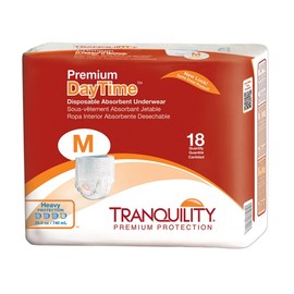 Tranquility Premium DayTime Adult Pull On Underwear Med 34-48in -Bag of 18