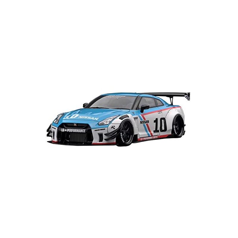 Ignition Model 1/43 LB-WORKS Nissan GT-R R35 Type 2 White/Blue