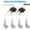 Litensh Letterbox Lock with 4 Keys, Post Box Lock Drawer