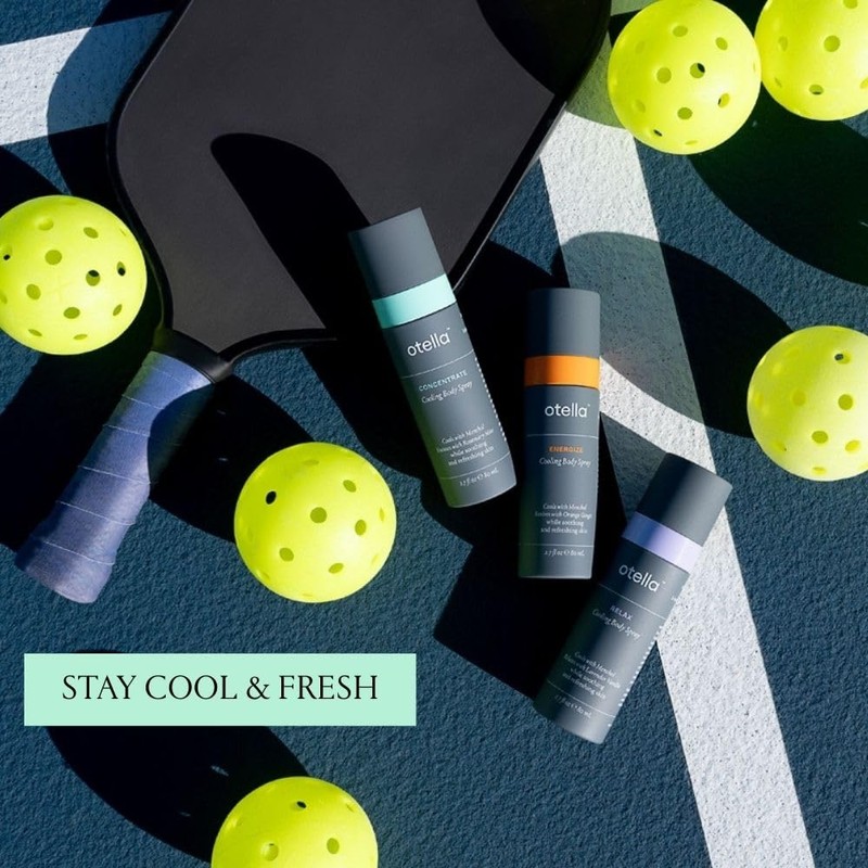 Otella Cooling Body Spray with Menthol and Rosemary Mint, 2.7