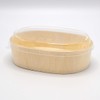 KAYU PACKAGE Oval DAEN Wooden Containers, Medium, 4.7 x 6.7