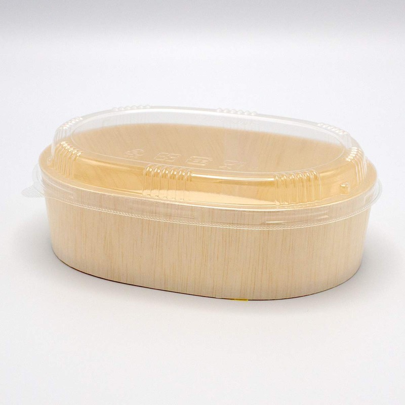 KAYU PACKAGE Oval DAEN Wooden Containers, Medium, 4.7 x 6.7