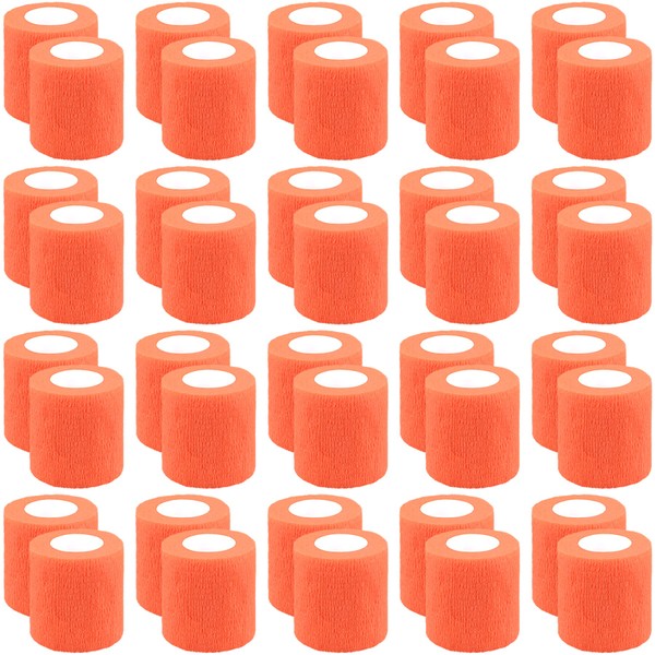 BQTQ 40 Rolls Self Adhesive Bandages Wrap 2 Inch Self
