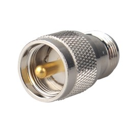 Futheda UHF PL259 Male to N Type Female RF Coax Adapter SO239 UHF Plug to N Jack Straight Coaxial Connector Compatible with CB Ham Broadcast Radios CCTV Wi-Fi Antenna Walkie Talkie Telecom LMR Pack of