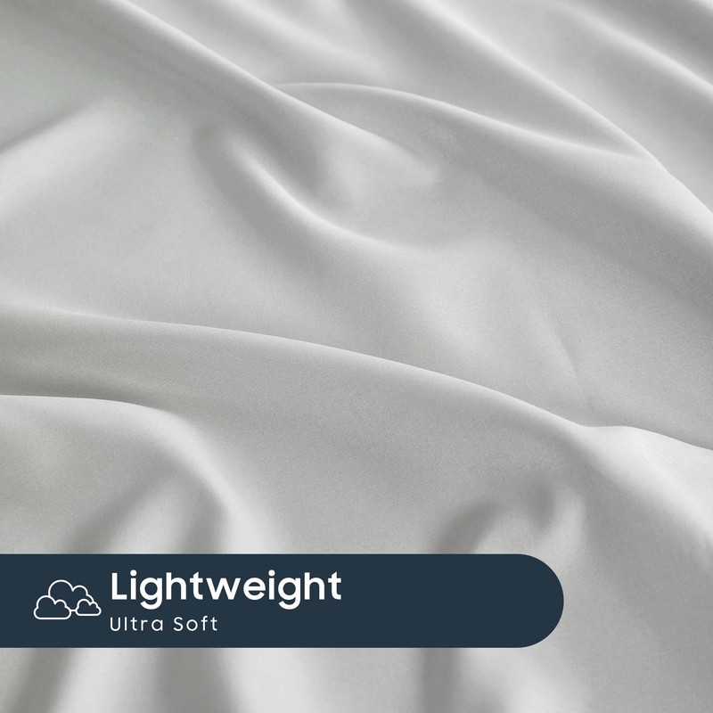 Wake In Cloud - Queen Fitted Sheet Set, 1000TC Ultra