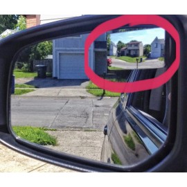 Bell 6 NEW Rectangular Wedge Blind Spot Mirror Wide Angle Convex Car Truck SUV Bike