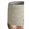 Premier Housewares Neptune Tumbler, Concrete, Grey/Copper, 8 x 8 x