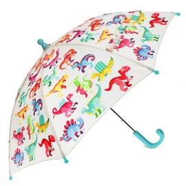 Rex London Children's Push-Up Umbrella - Dinosaur