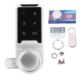 Electronic Cabinet Lock Smart Touch Screen Drawer Password Keypad Lock for Drawers Cabinets Wardrobes Filing Boxes