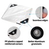 TARPAL 10x14 Feet White Tarp Waterproof Lightweight tarps Multipurpose Protective