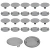 20 Pcs Upvc Door Hinge Cover Caps,Grey Hinge Hole Wall