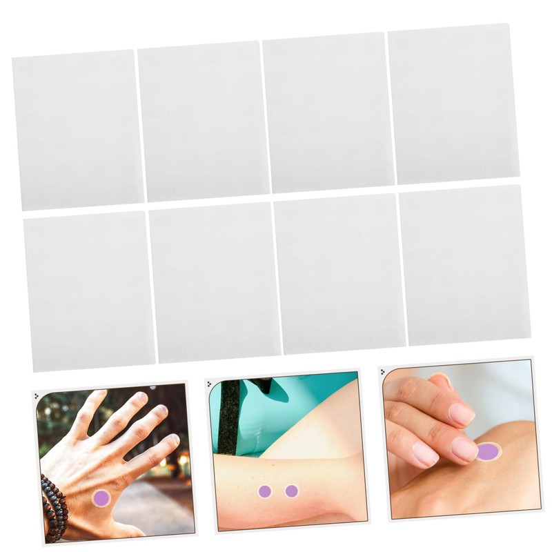 CHILDWEET 10 Sheets UV Stickers UV Detection Stickers UV Patch