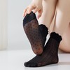 Mcool Mary 12 Pairs Women's Sheer Ruffle Socks White Stocking