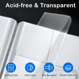 9 Pocket Trading Card Binder, Trading Card Album Folder Compatible with MTG, TCG, Baseball Cards (540 Pocket)