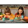 FOODLE Wheat Straw Dinnerware Set - BPA Free & Safety