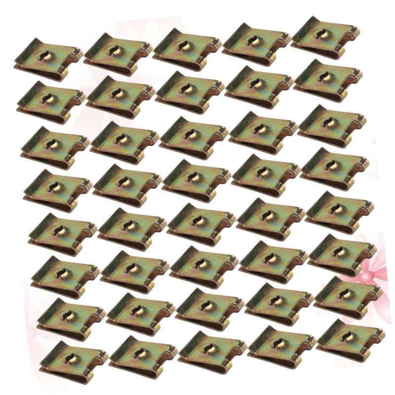 Mikinona 100 Pcs Motorcycle u Nut Shrapnel Spire u Clip