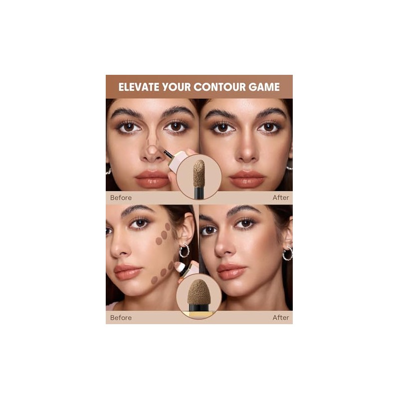 SHEGLAM Precision Sculpt Liquid Contour Duo-Warm Honey