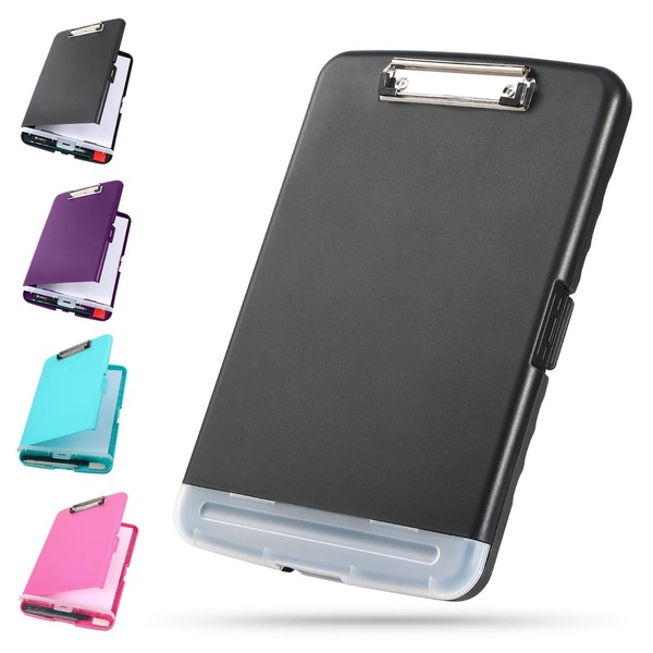 DMFLY Clipboard with Storage, Heavy Duty Clip Boards with Pen