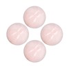4Pcs Rose Quartz Crystal Balls 0.8in Diameter Clear Negative Energy