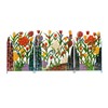 Garden Fence Border Iron Flower Decorative Garden Fencing Panel for