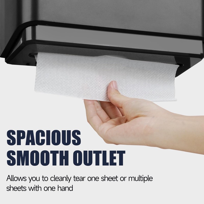 AIKE Wall Mount Paper Towel Dispenser, Fit Multifold Paper Towel