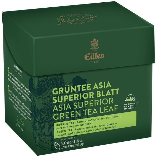Tea Diamonds Green Tea Asia Superior Leaf by Eilles, Box