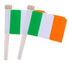 TSMD Ireland Stick Flag Irish Small Mini Hand Held Flags,5x8
