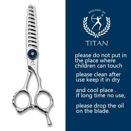 TITAN 전문 헤어 가위 숱이 나는 이발 도구 미용 6 인치 vg10 스틸 CNC [02 thinning scissors1pc] TITAN Professional Hair Scissors Thinning Hair Cutting Tool Beauty 6 Inch VG10 Steel CNC [02 Thinning Scissors 1pc]