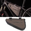 Bike Triangle Frame Bag Multipurpose Waterproof TPU Double Sided Pockets